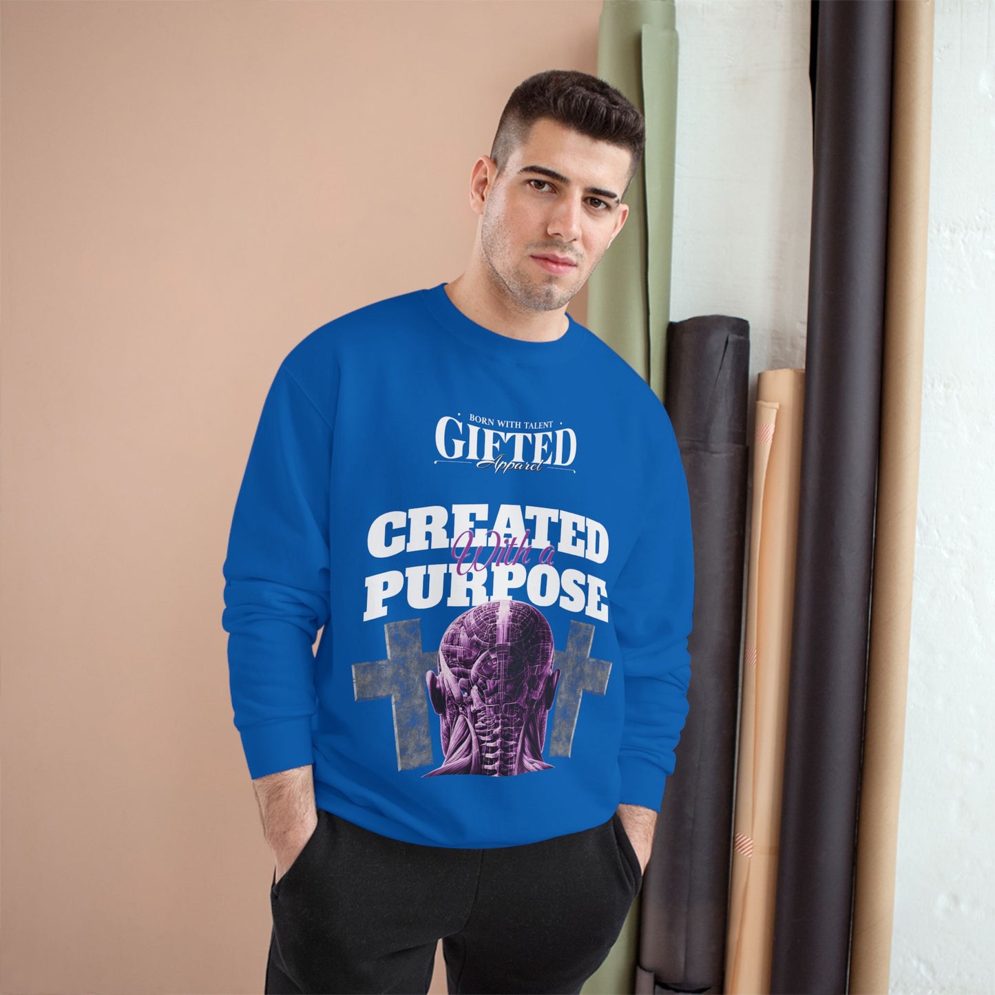 Champion Sweatshirt - Created with Purpose