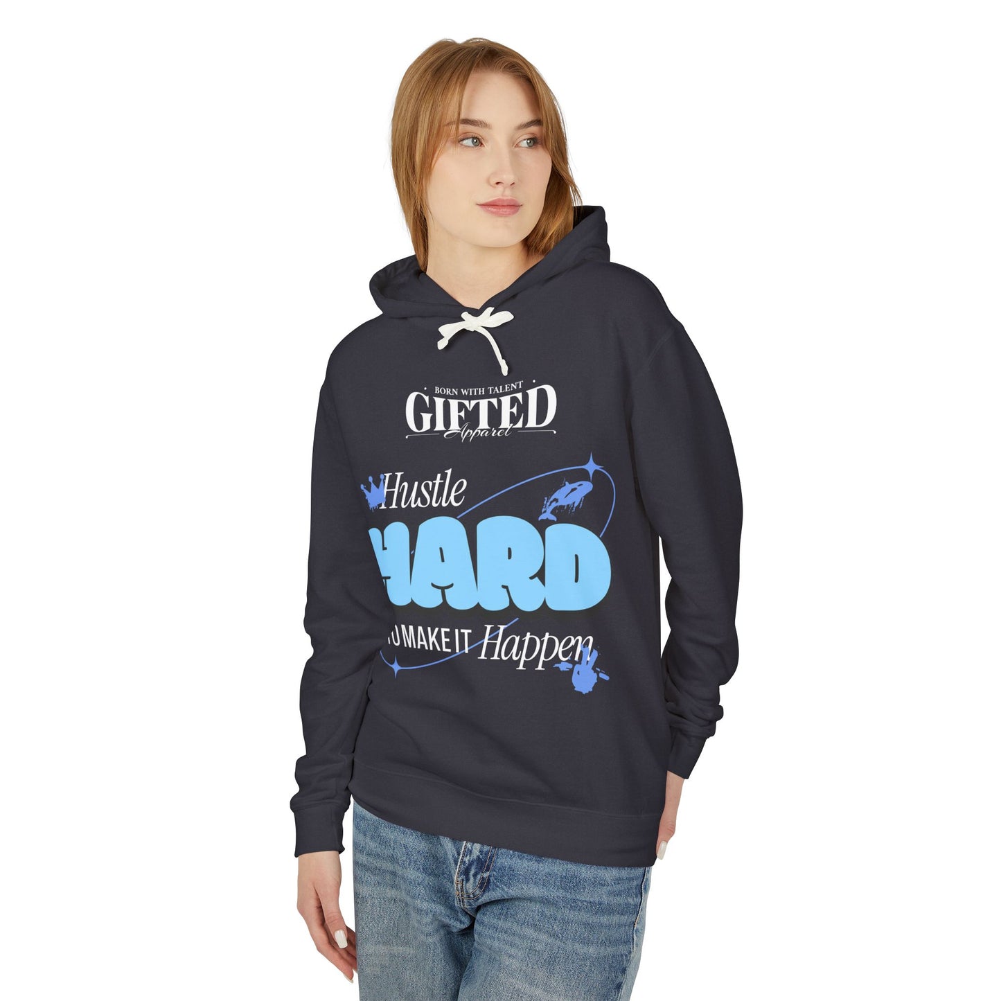 Hustle Hard Lightweight Hoodie