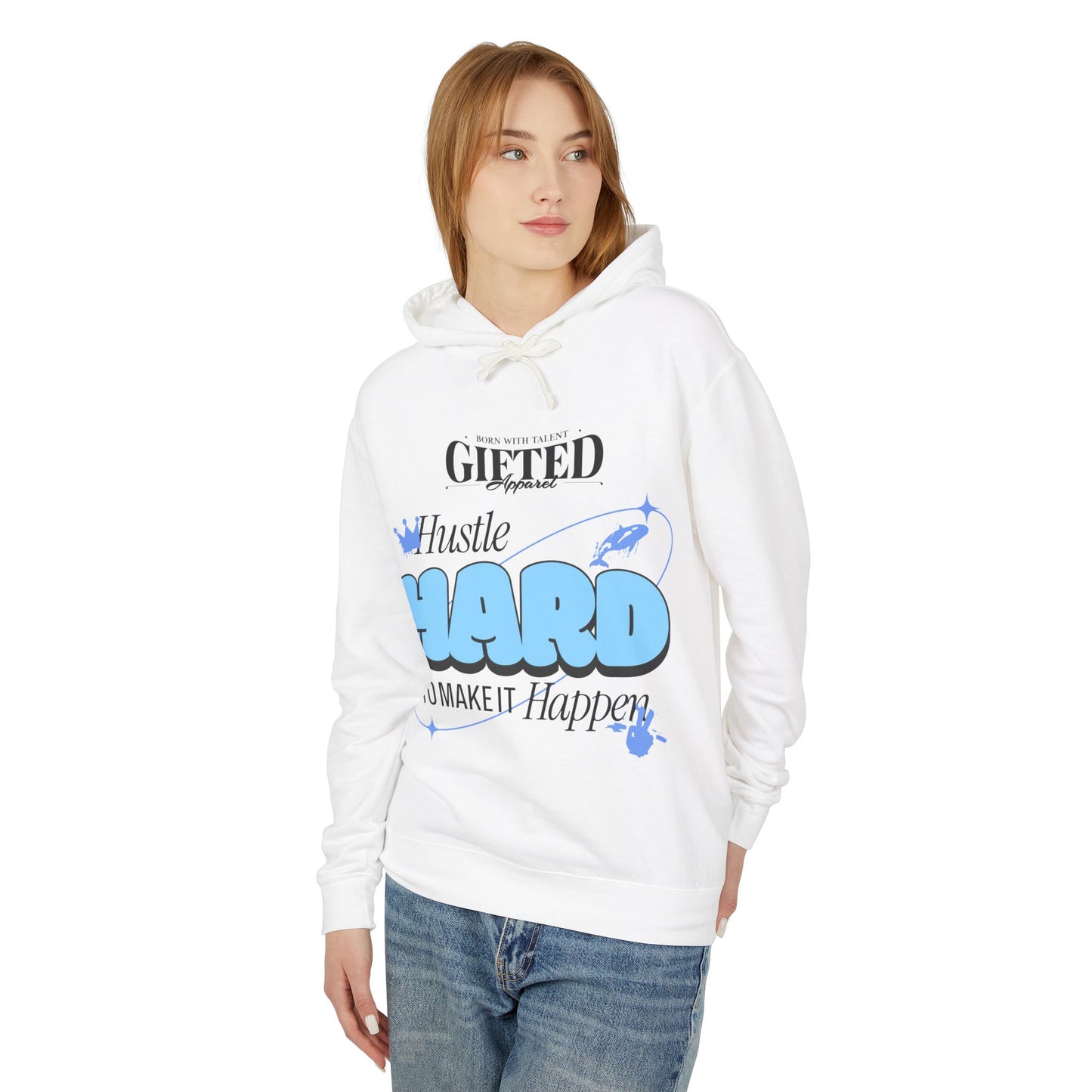 Hustle Hard Lightweight Hoodie