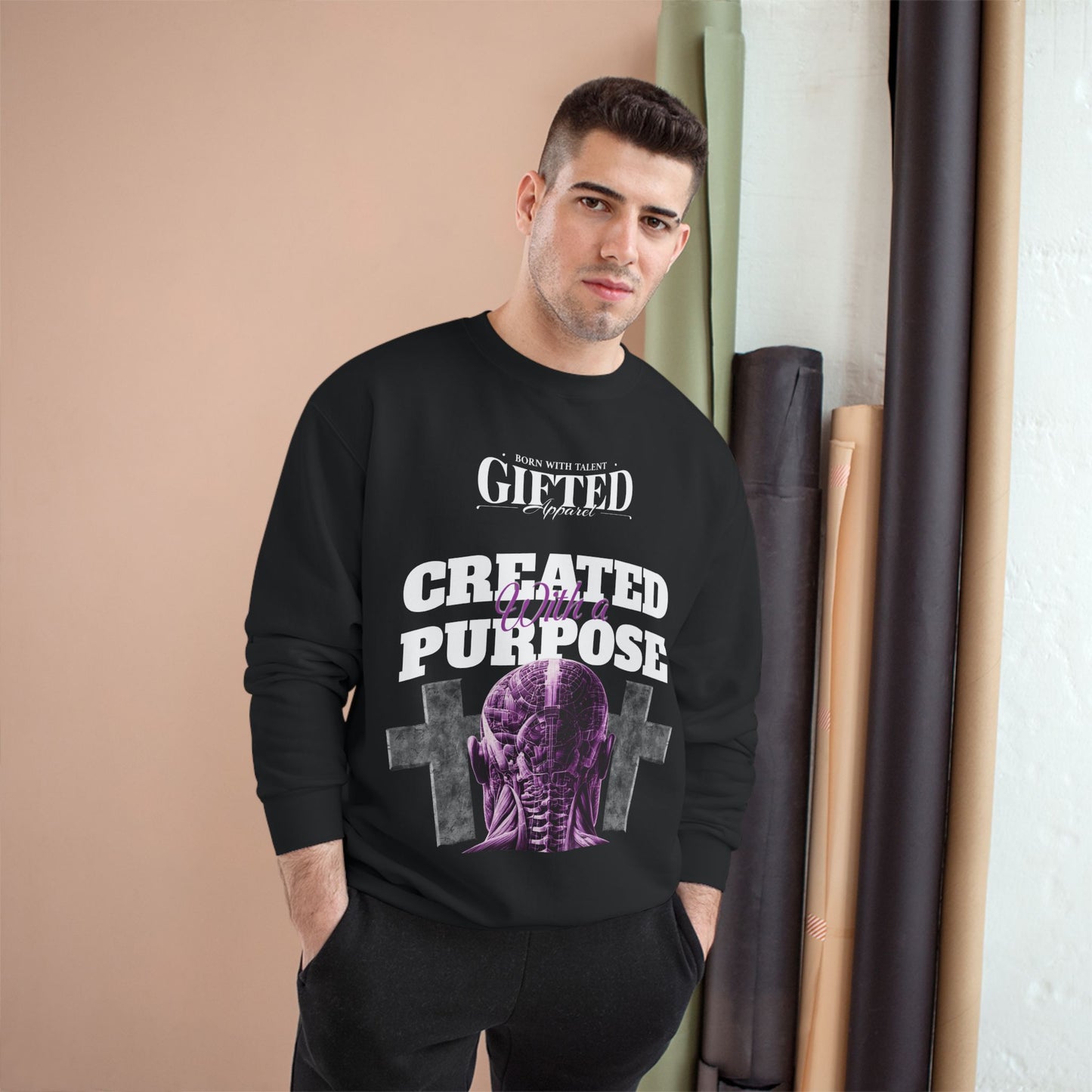 Champion Sweatshirt - Created with Purpose